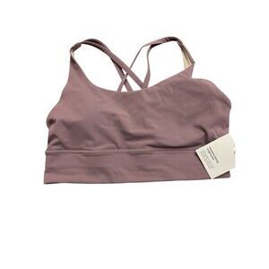 Lululemon Women’s Energy Longline Bra CYRV Cyber Violet Purple Sz 8 New w/tag